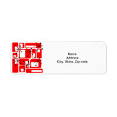 Adres opnieuw instellen etiket (Voorkant)