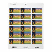 Adres: Our Lady of Guadalupe Church 190130 Etiket (Full Sheet)