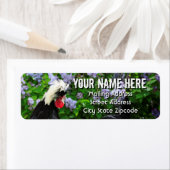 Adres Poolse Rooster Spring Garden Etiket (Insitu)