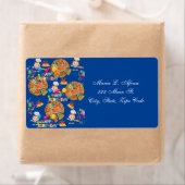 Adres Retourlabels Pizza Taarten Gefeliciteerd met Etiket (Insitu)