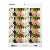 Adres Retourlabels Voman Floral Etiket (Full Sheet)