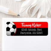 Adres rood en zwart etiket (Insitu)