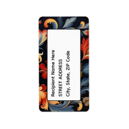 Adres Rosepaint Rosemaling 1 van 6 Etiket