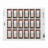 Adres Rosepaint Rosemaling 6 van 6 Etiket (Full Sheet)