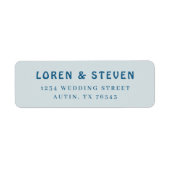 Adres San Miguel Return Etiket (Voorkant)