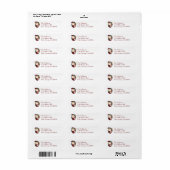 Adres Santa Claus Label (Full Sheet)