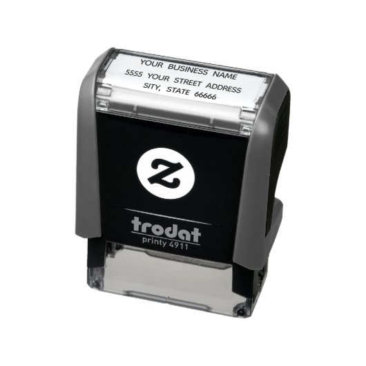 Adres Self-Inking Stamp Sjabloon Ontwerp uw eigen Zelfinktende Stempel (Product)
