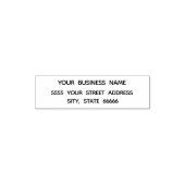 Adres Self-Inking Stamp Sjabloon Ontwerp uw eigen Zelfinktende Stempel (Design)