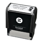 Adres Shopping Ninja Girl Zelfinktende Stempel (Product)