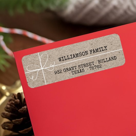 Adres speciale bezorgingsportefeuille etiket