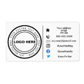 Adres sticker marketingorder (Voorkant)