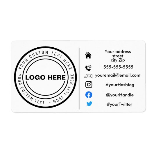 Adres sticker marketingorder (Voorkant)