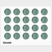 Adres Sticker met Cactus Flowers (Vel)