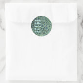 Adres Sticker met Cactus Flowers (Tas)