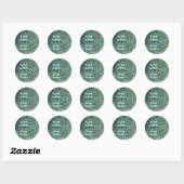 Adres Sticker met Cactus Flowers (Vel)
