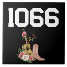 Adres Tegel Land & Westerne bewerkbare nummers Tegeltje