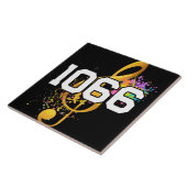 Adres Tegel Musical Family Bewerkbare nummers Tegeltje (Zijkant)