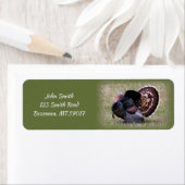 Adres terugkeer Wild Turkije Etiket (Insitu)