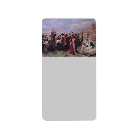 Adres Thanksgiving Label (Voorkant)