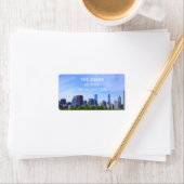 Adres van City of Chicago/aanpasbaar label (Insitu)