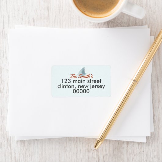 adres van de haai etiket (Insitu)