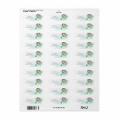 Adres van de uitnodigingsterugkeer van de Partij v Etiket (Full Sheet)