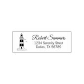 Adres van de vuurtoren van het Zee Zelfinktende Stempel (Design)