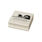 Adres van Husky Dog-kerstSweater Rubberstempel (Stempel)