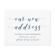 Adres van ons nieuwe huis, aankondiging