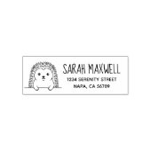 Adres van Schattig Egeltje Zelfinktende Stempel (Design)