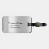 Adres van wereldkaart: avontuur co laten bagagelabel (Achterkant horizontaal)