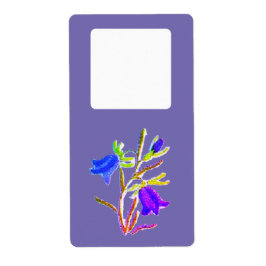 Adres verzendlabels bloemstijl ontwerp etiket