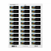 Adres voor herfstolievloeistof voor tabak Barn Etiket (Full Sheet)