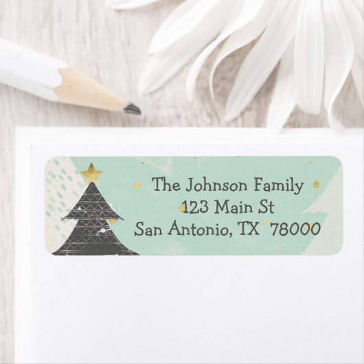 Adres voor kerstterugkeer Boho Etiket (Insitu)