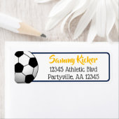 Adres voor marinescheepvaart en goud etiket (Insitu)