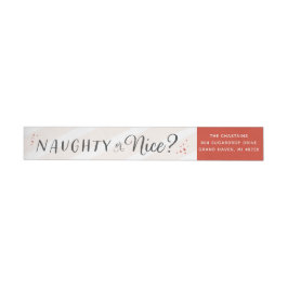 Adres voor Naughty of Nice Kerstmis