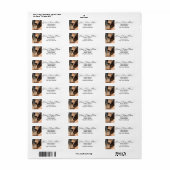 Adres voor paarden en Kitten Return Etiket (Full Sheet)