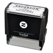 Adres voor sierretourzending in blokletters  zelfinktende stempel (Product)