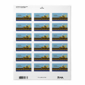 Adres voor teruggave bouwzone etiket (Full Sheet)