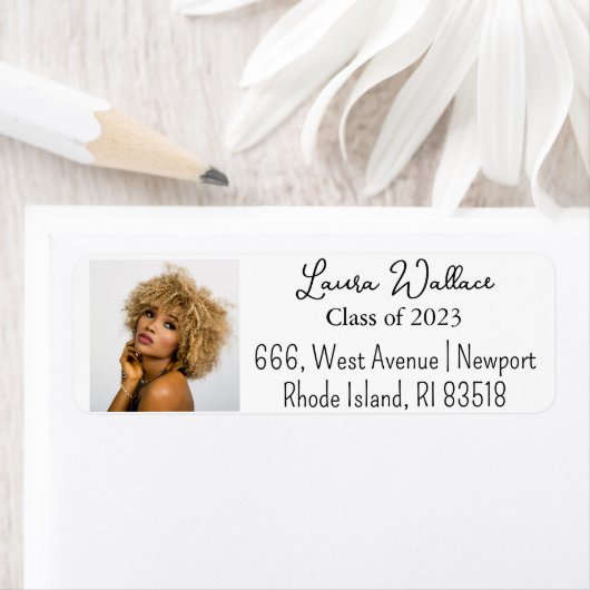 Adres voor teruggave van afstuderen foto etiket (Insitu)