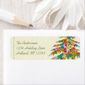 Adres voor teruggave van bloem etiket (Insitu)