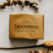 adres voor terugzending van grafische familie zelfinktende stempel