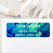 Adres waterverf etiket