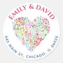 Adres waterverf Spring Flowers