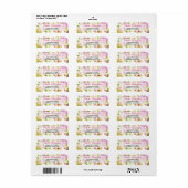 Adres waterverf ventilator etiket (Full Sheet)