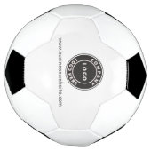 Adres website bedrijf Logo toevoegen Voetbal (Gedraaid)