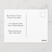 Adres wijzigen - Briefkaart regenboog (Achterkant)