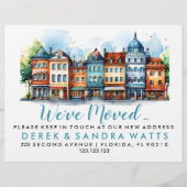 Adres wijzigen dat we zijn verhuisd flyer (Voorkant)