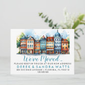 Adres wijzigen dat we zijn verhuisd kaart (Staand voorkant)