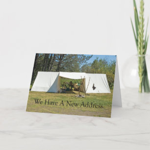 Adres wijzigen: grote tenten aankondiging